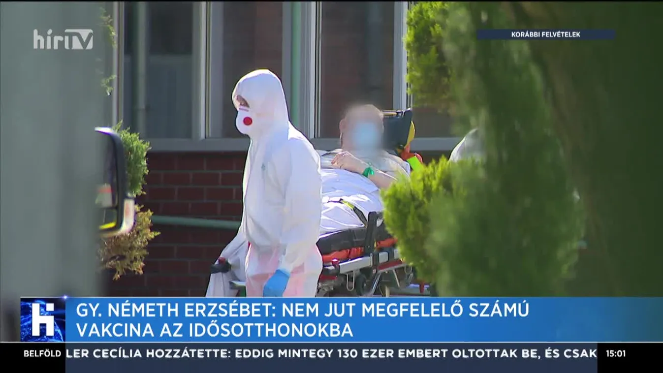 Gy. Németh Erzsébet: Nem jut megfelelő számú vakcina az idősotthonokba