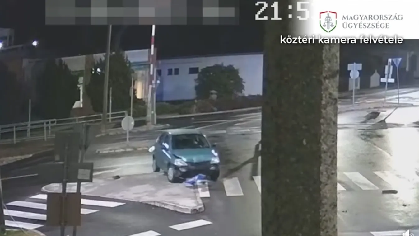 Csúnyán benézte a kanyart az ittas sofőr - videó