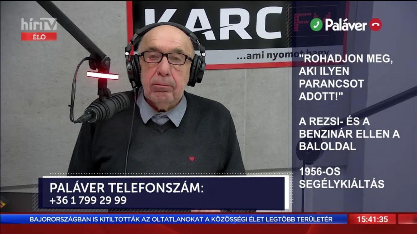 Paláver: „Rohadjon meg, aki ezt a parancsot kiadta”