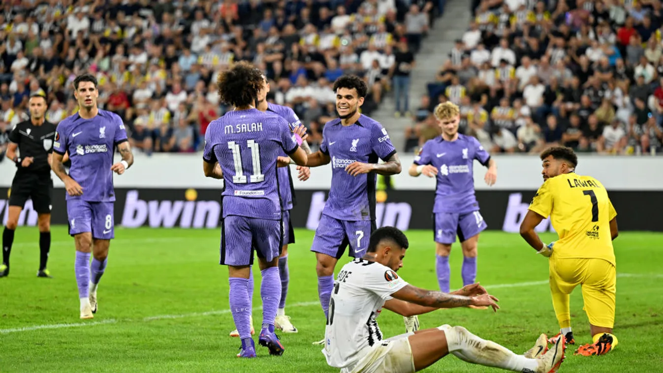 Szoboszlai pályára lépése után percekkel már vezetett, majd győzött is a Liverpool az Európa-ligában