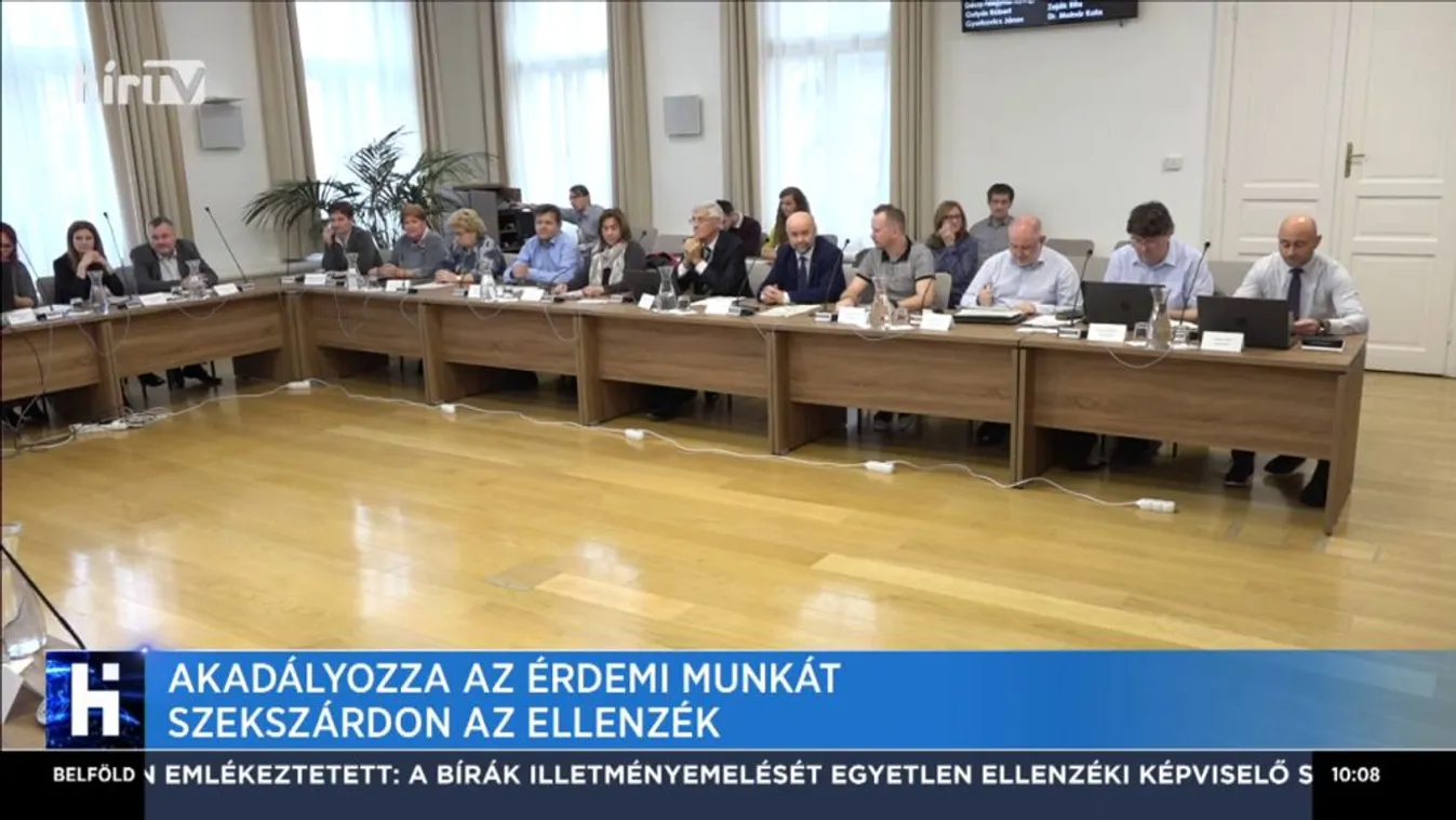 Akadályozza az érdemi munkát Szekszárdon az ellenzék