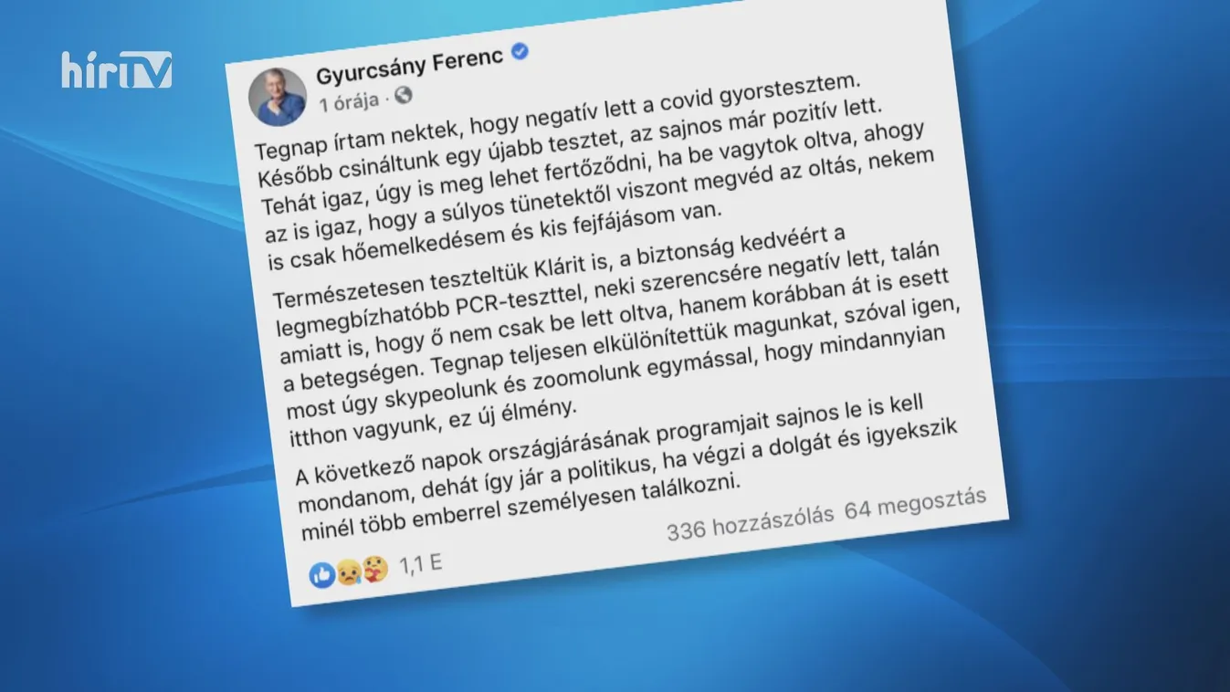 Gyurcsány Ferenc koronavírusos