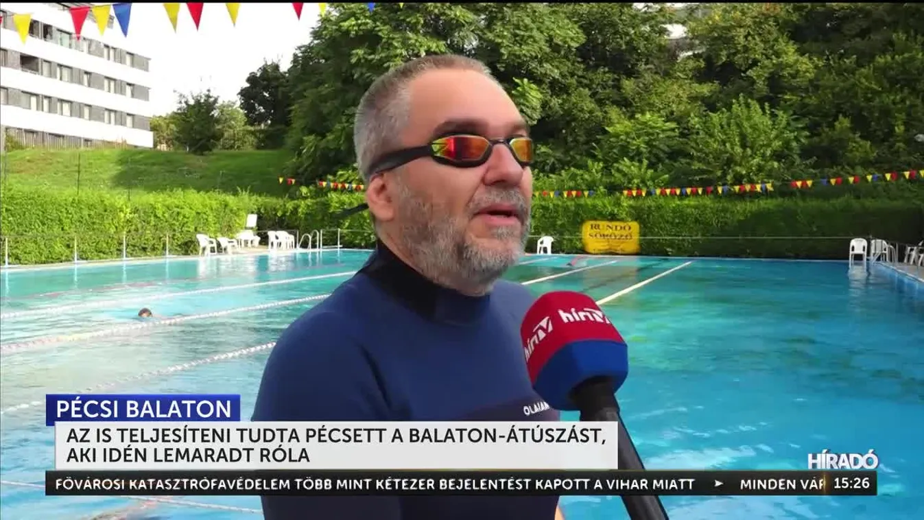 Az is teljesíteni tudta Pécsett a Balaton-átúszást, aki idén lemaradt róla