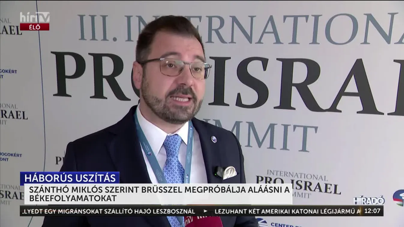 A békéhez nem csak erő kell, hanem Donald Trump is a Fehér Házban - Szánthó Miklós + videó