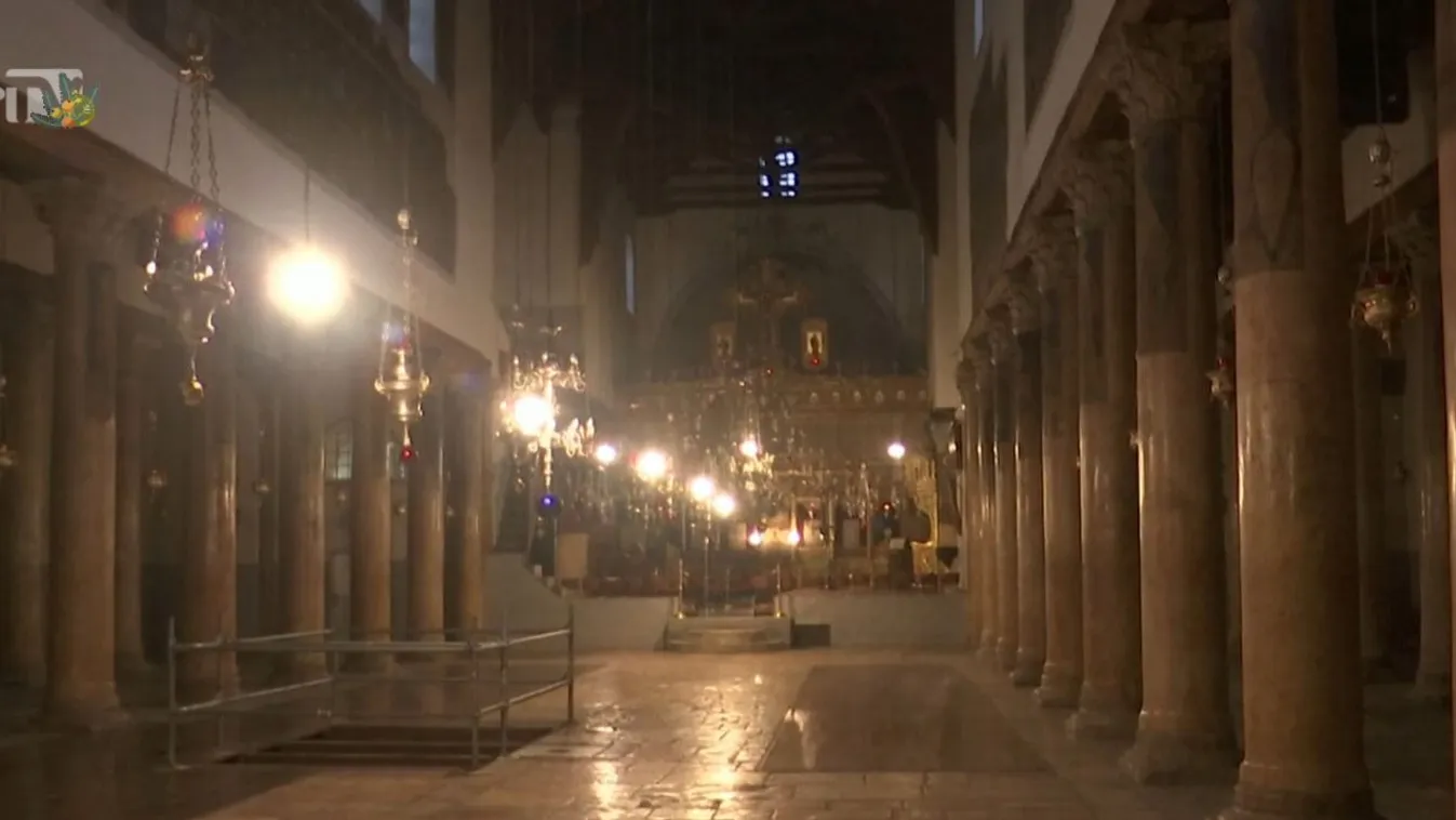 Csendesen ünnepelnek Betlehemben