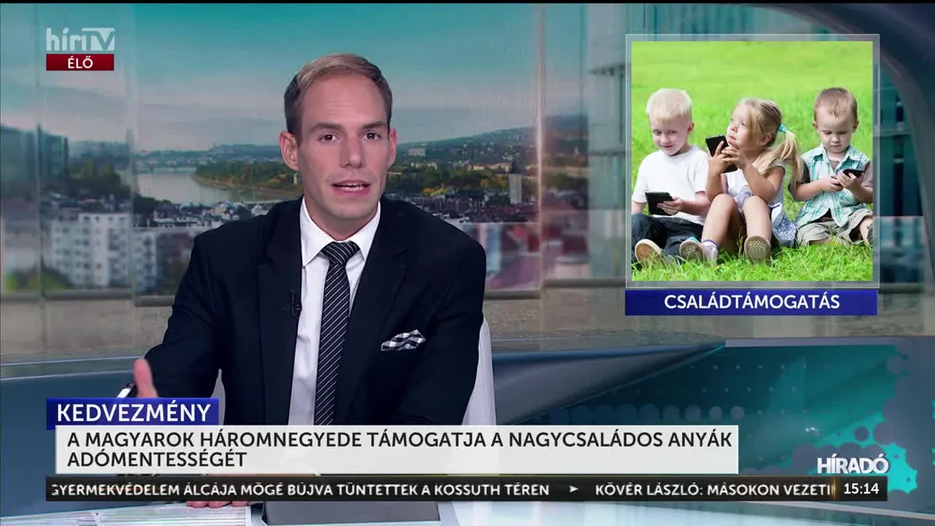 A MAGYAROK HÁROMNEGYEDE TÁMOGATJA A NAGYCSALÁDOS ANYÁK ADÓMENTESSÉGÉT