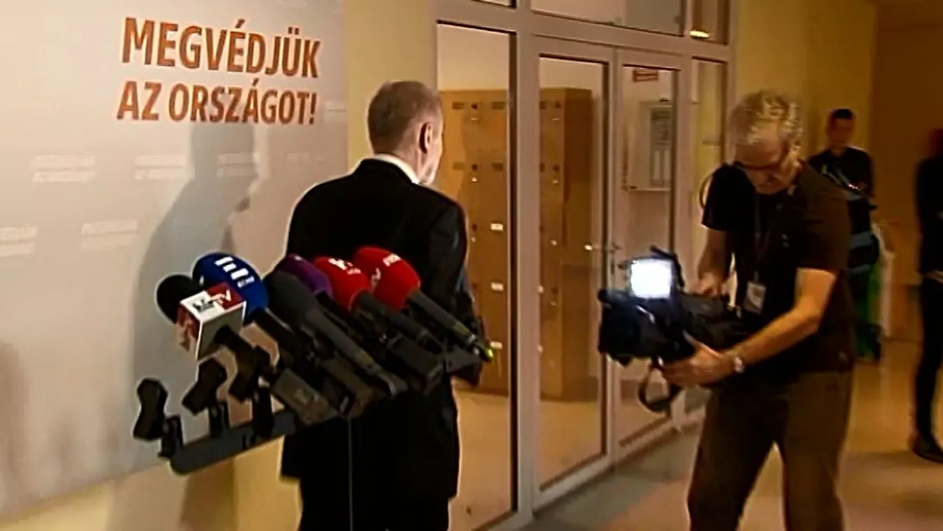 A kormánypropaganda után a kérdésekre már nem volt lehetőség