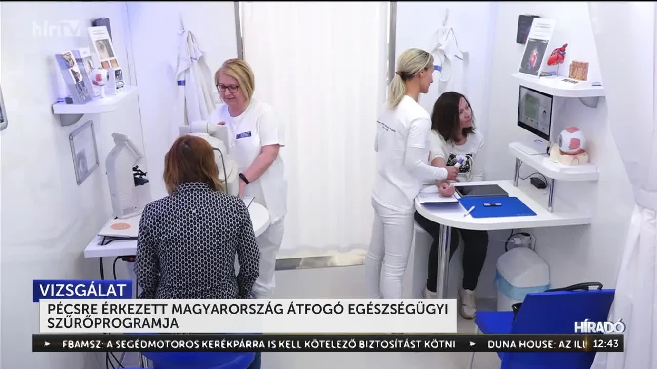 Pécsre érkezett Magyarország átfogó egészségügyi szűrőprogramja + videó