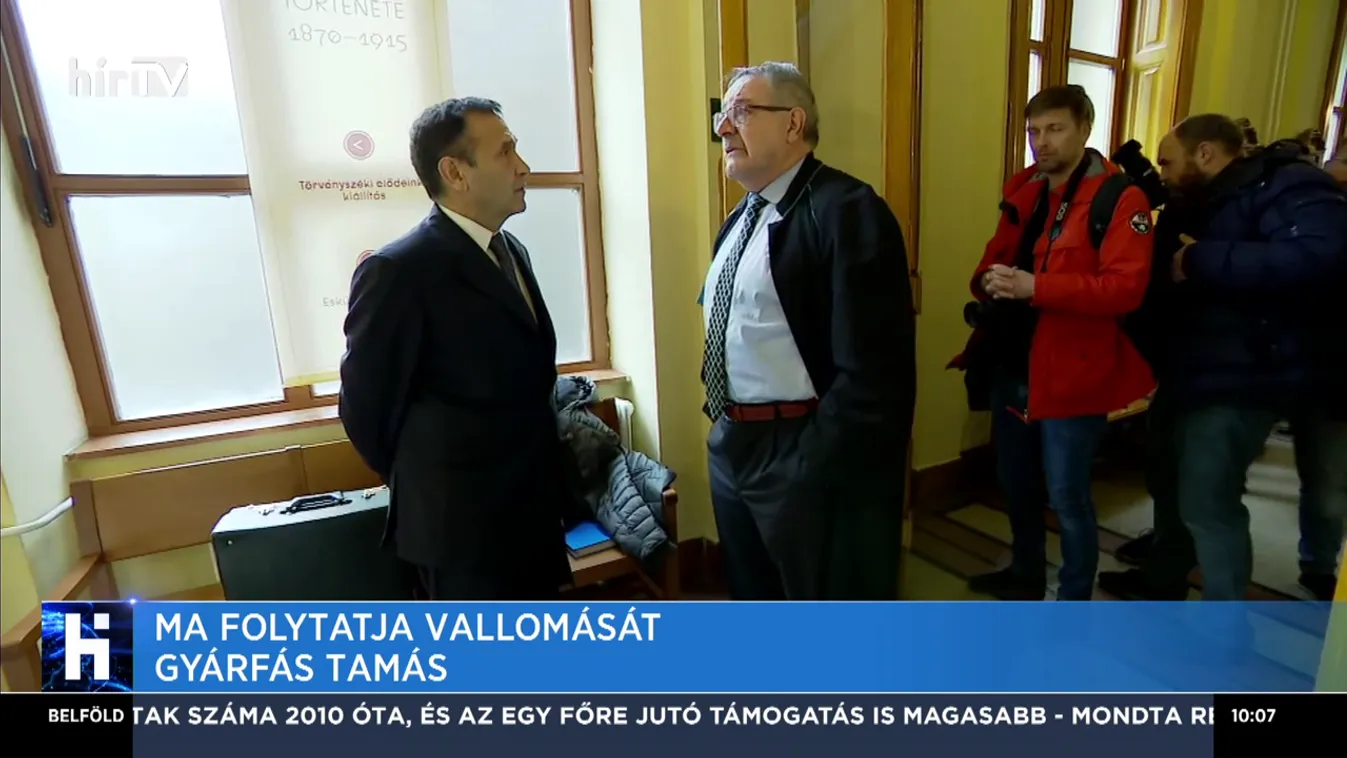 Ma folytatja vallomását Gyárfás Tamás