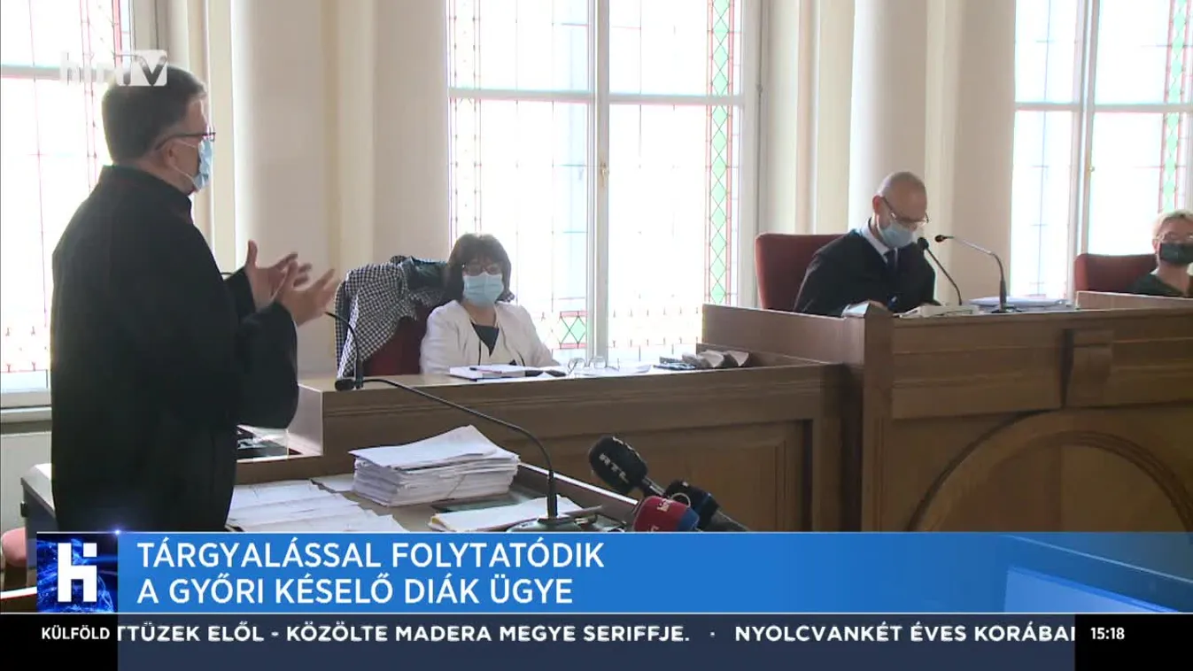 Tárgyalással folytatódik a győri késelő diák ügye