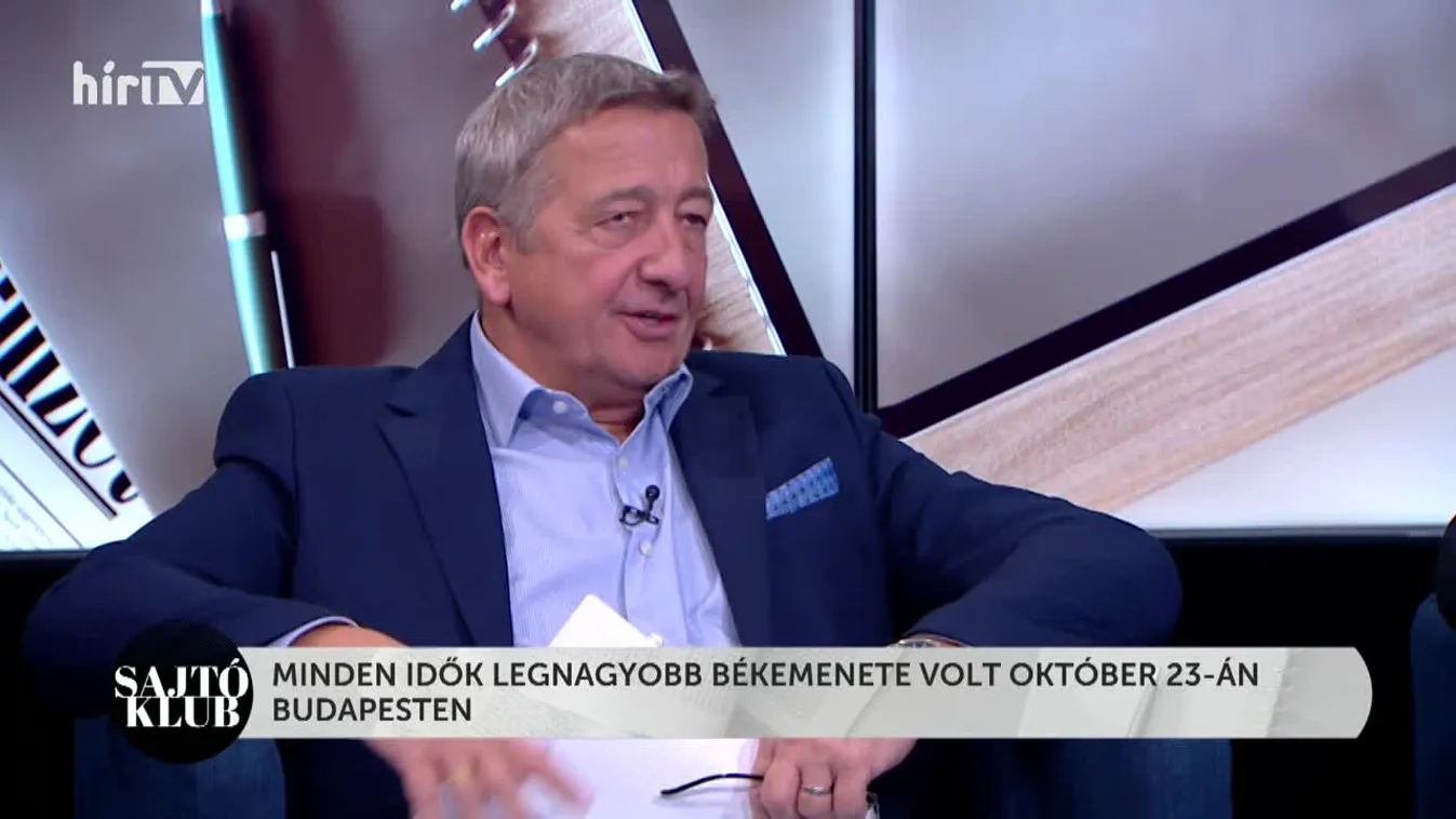 Sajtóklub – Minden idők legnagyobb Békemenete volt október 23-án Budapesten