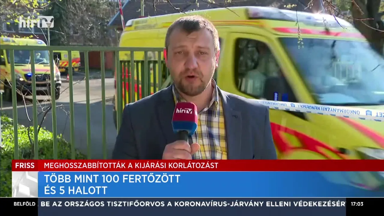 Ellepték a mentőautók a Pesti úti idősotthont
