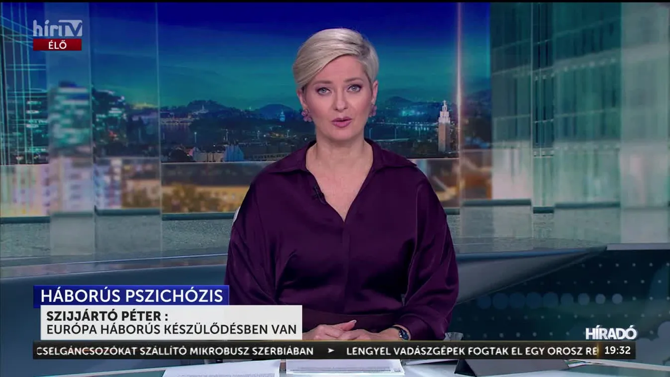 Szijjártó Péter: Európa háborús készülődésben van