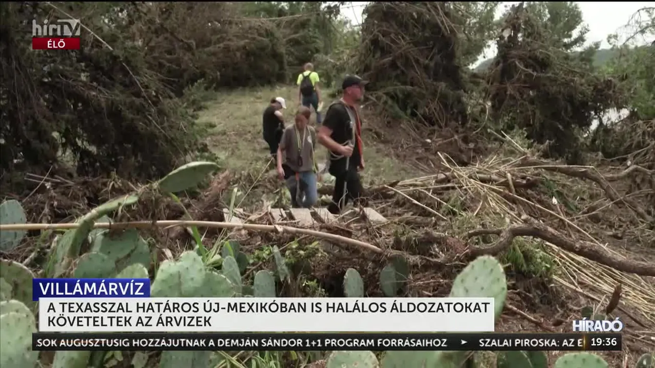 Texasszal határos Új-Mexikóban is halálos áldozatokat követelt az árvíz + videó