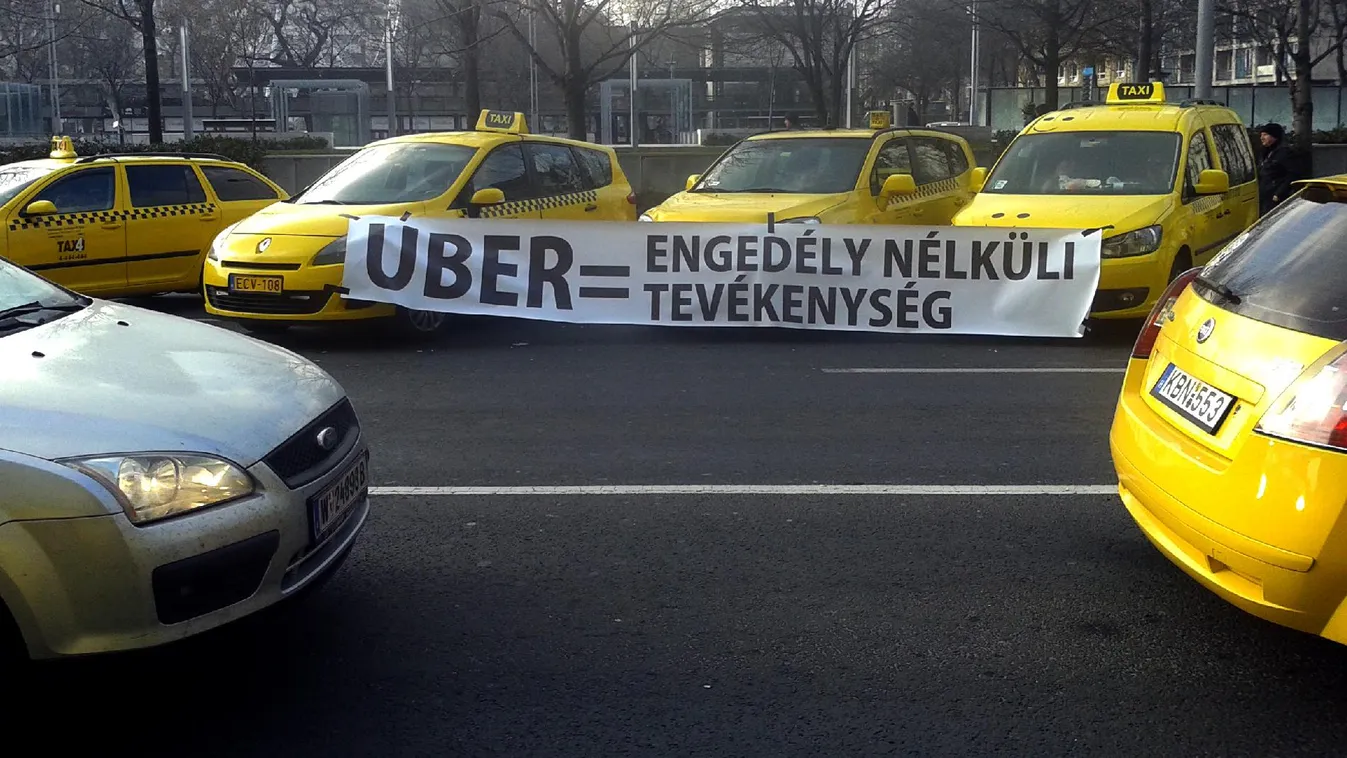 Taxistüntetés – Magyarország élőben
