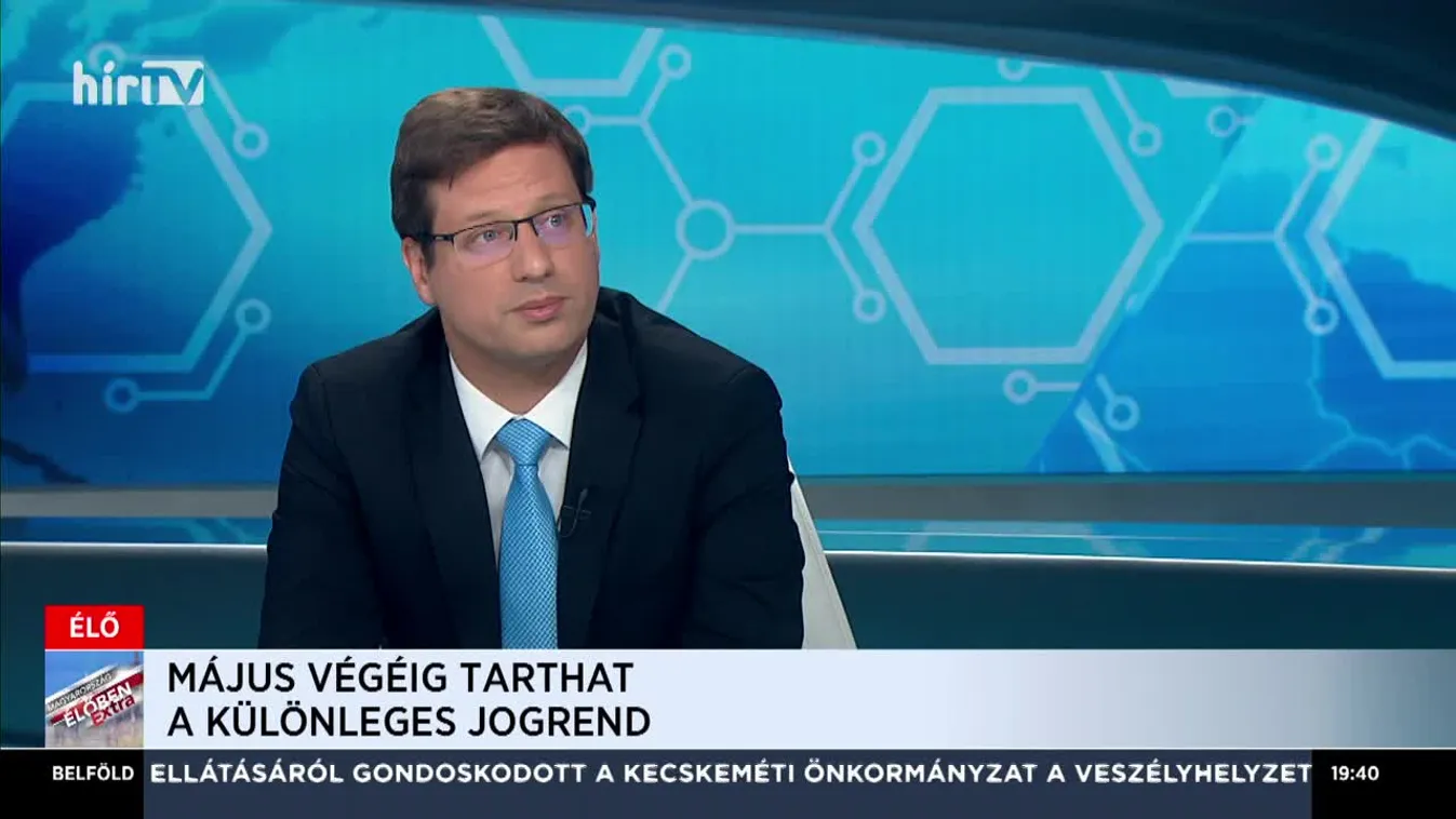 Gulyás Gergely: Május végéig tarthat a különleges jogrend