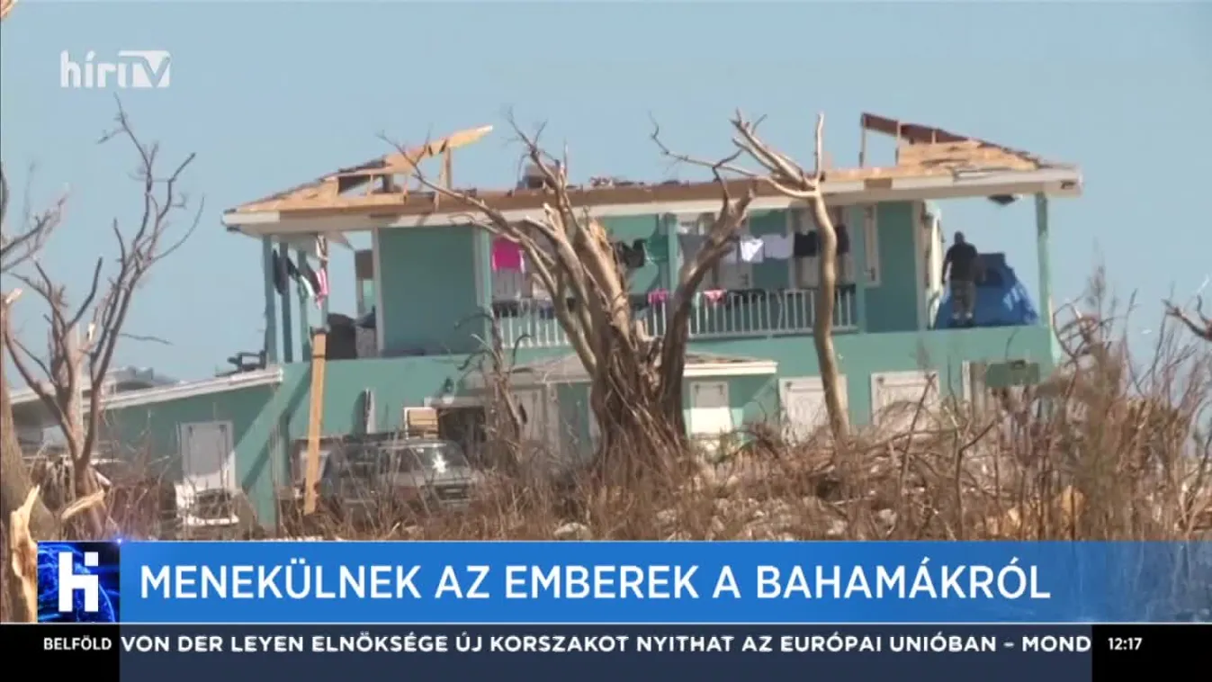 Menekülnek az emberek a Bahamákról