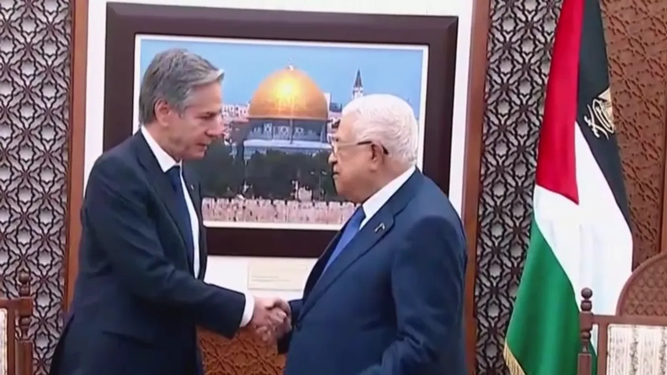 Az amerikai külügyminiszter a palesztin hatóság elnökével tárgyalt + videó