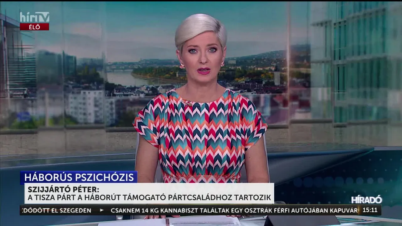 Szijjártó Péter: A Tisza Párt a háborút támogató pártcsaládhoz tartozik