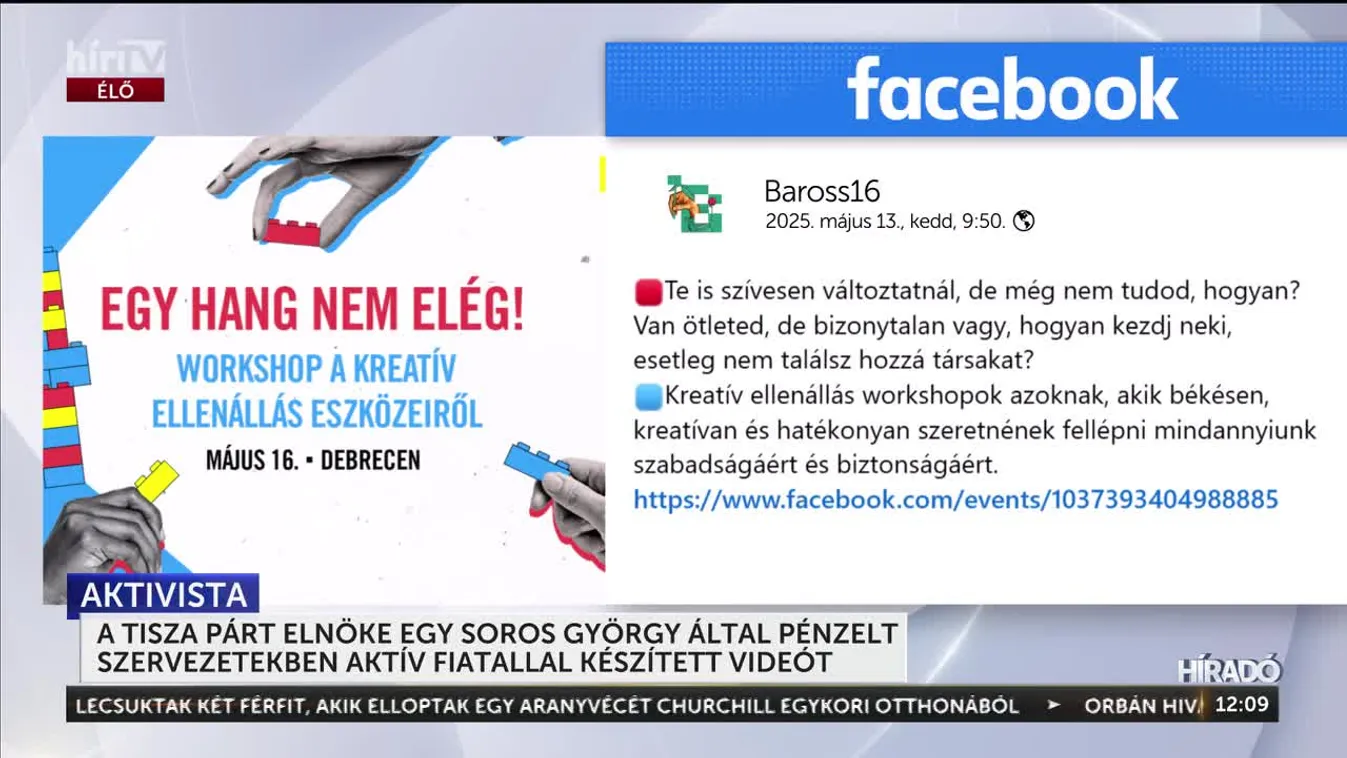 Soros-szervezetek lelkes aktivistájával ült le beszélgetni Magyar Péter+ videó