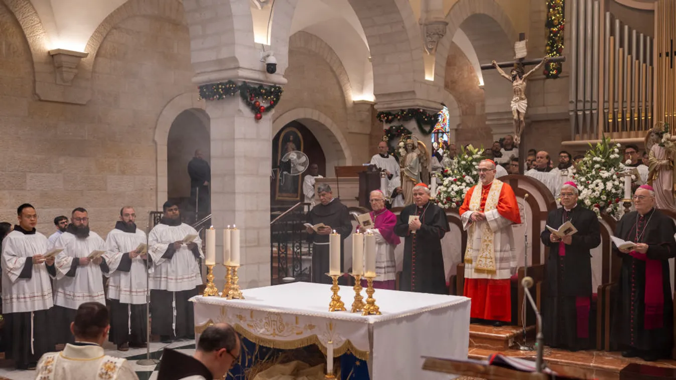 Betlehemben is megtartják az éjféli misét