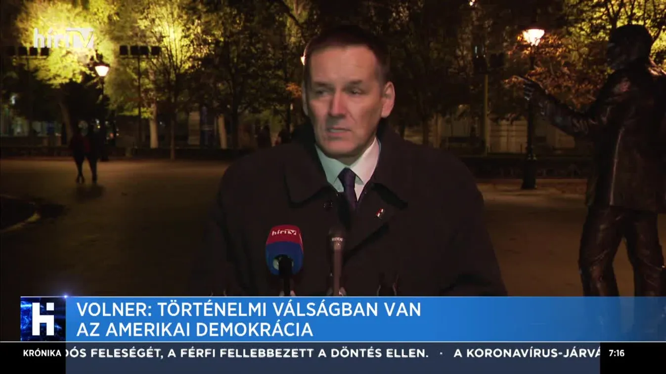 Volner: Történelmi válságban van az amerikai demokrácia