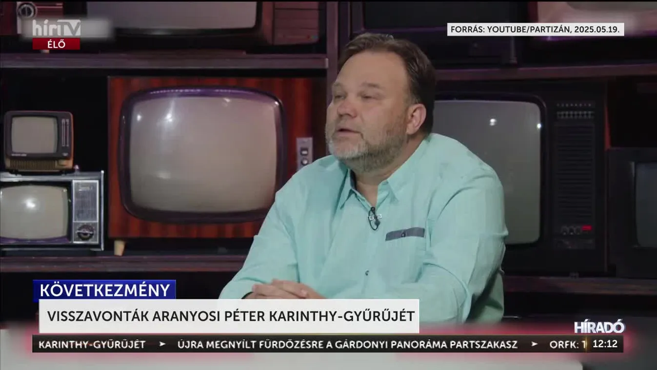 Visszavonták Aranyosi Péter Karinthy-gyűrűjét, reagált a humorista + videó