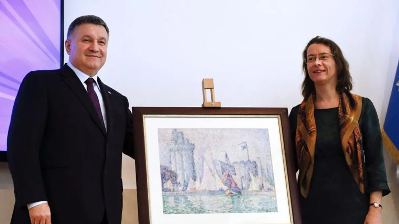 Ukrajnában találták meg Signac Franciaországban ellopott festményét