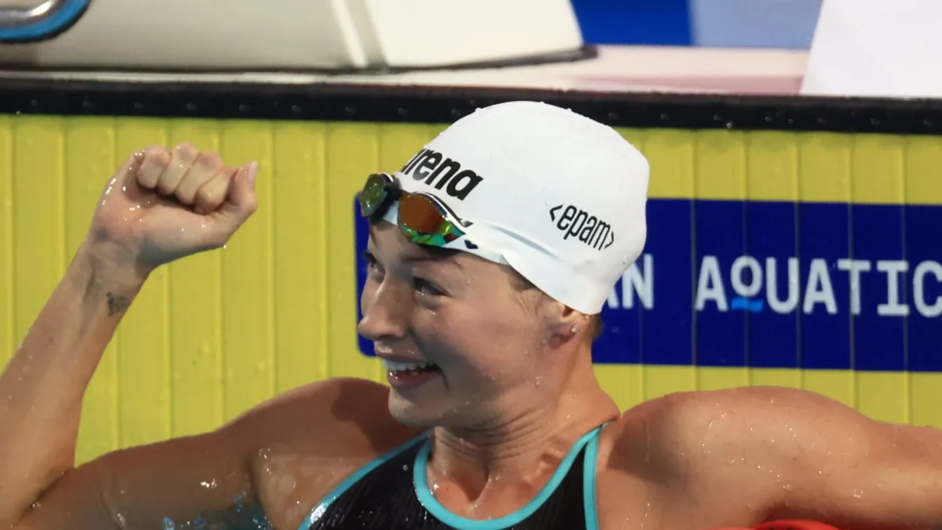 Vizes Eb: Senánszky Petra aranyérmes 50 méter gyorson