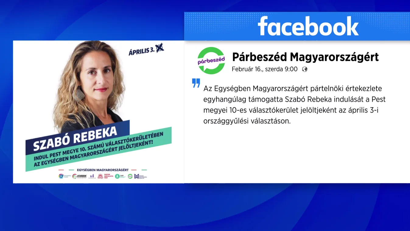 Szabó Rebekát indítja Gér Mihály helyett a Párbeszéd