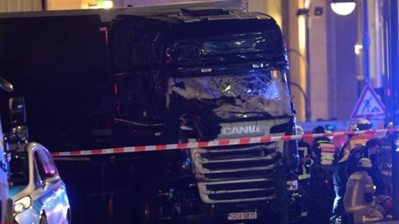 Berlini terrorkamion: még szökésben a tettes