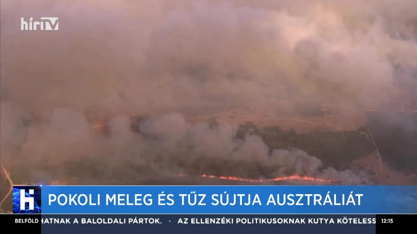 Tomboló hőség és pusztító tüzek Ausztráliában