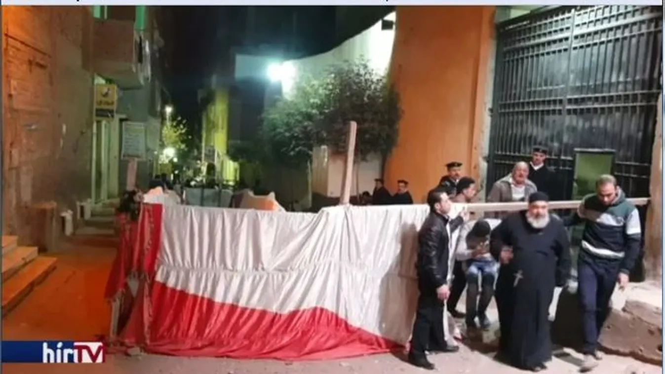 Robbantottak egy kairói kopt keresztény templomnál