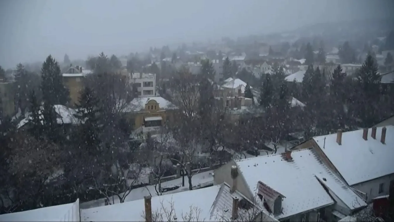 Szinte az egész országban havazik