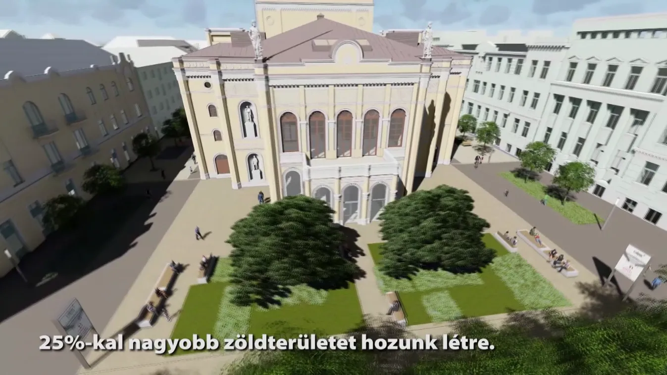 Megkezdődött a debreceni Csokonai Színház felújítása