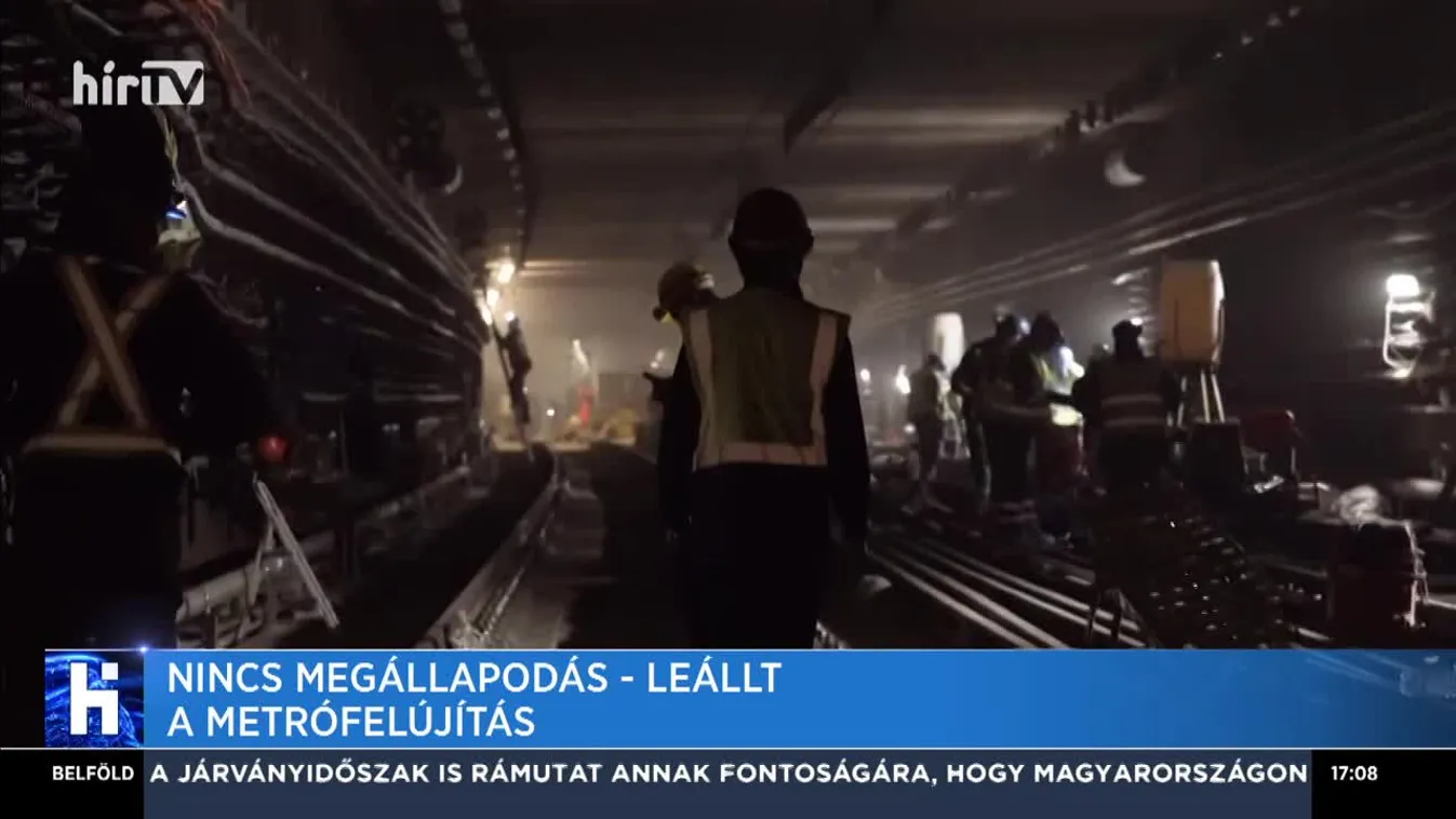 Nincs megállapodás - megállt a metrofelújítás