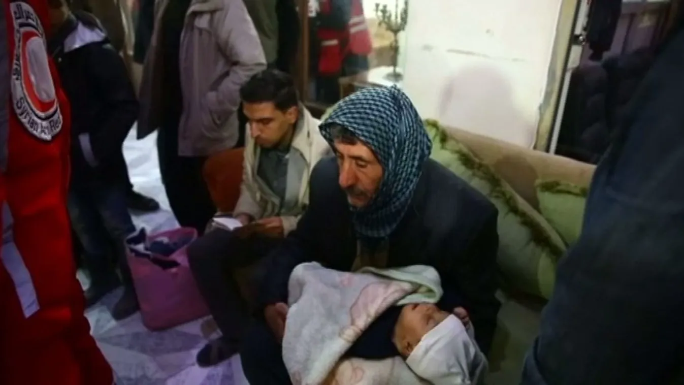 Megkezdték a sebesült civilek elszállítását Gutából