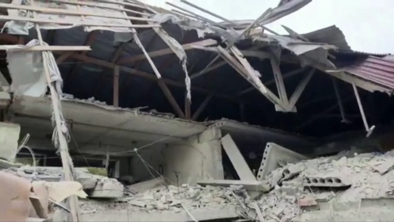 Moszkva szerint Ukrajna egy civil kórházra mért csapást Luhanszkban