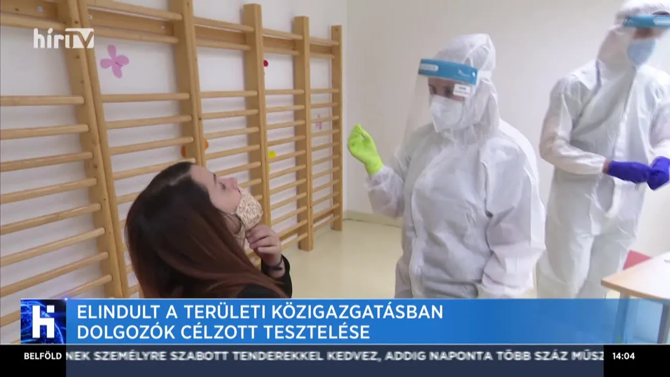 Elindult a területi közigazgatásban dolgozók célzott tesztelése