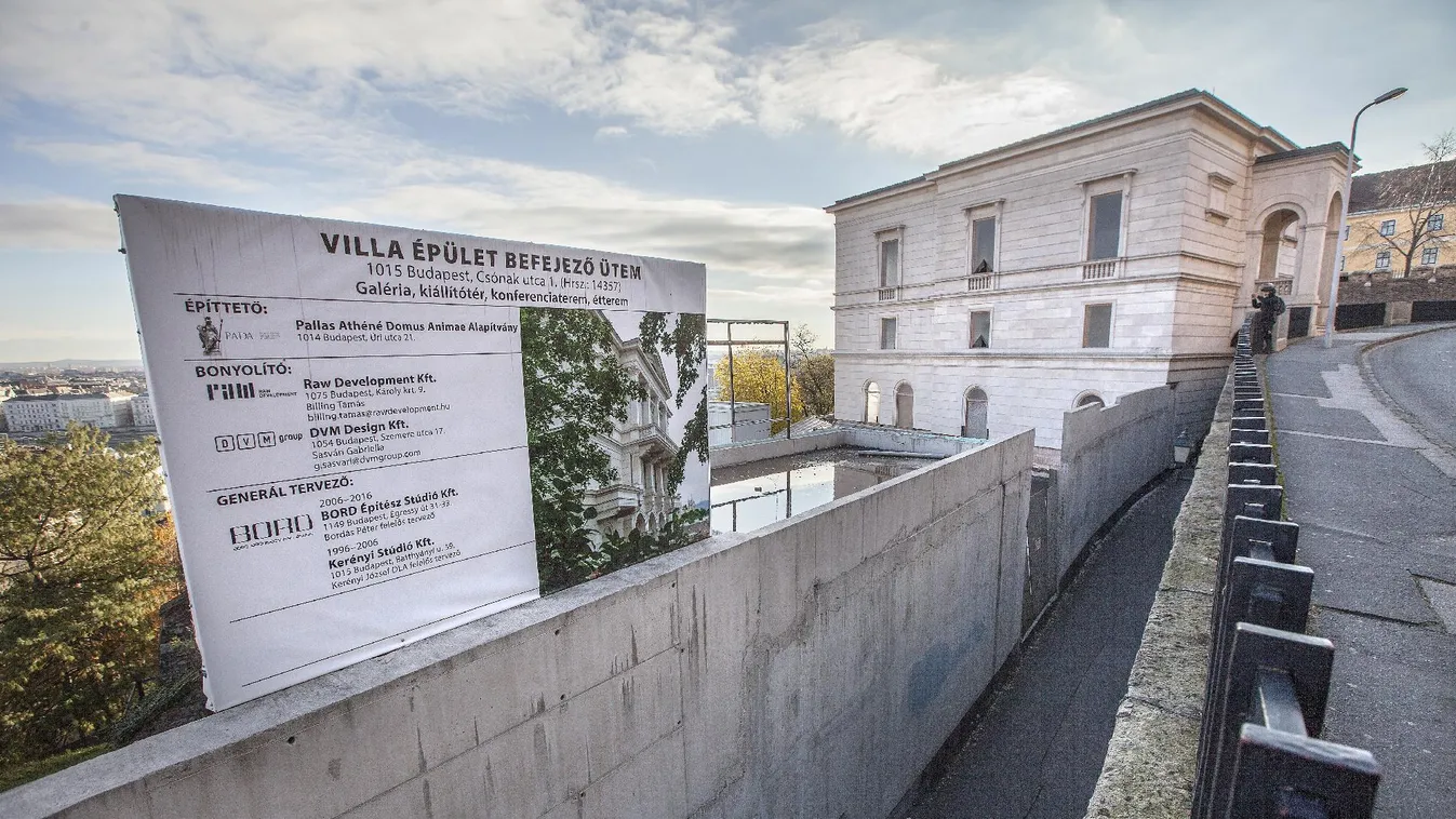 Megállt az egykori Lónyay-Hatvany-villa felújítása