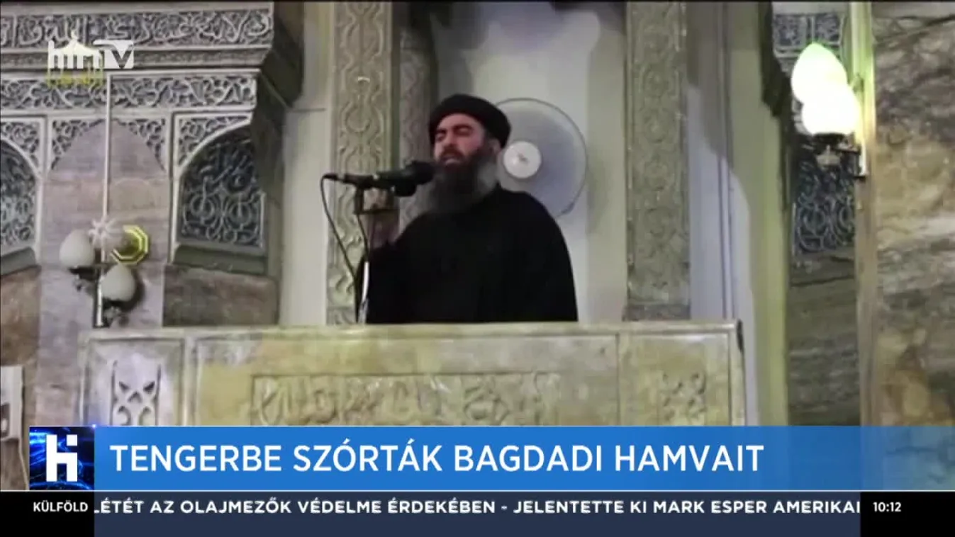 Tengerbe szórták Bagdadi hamvait