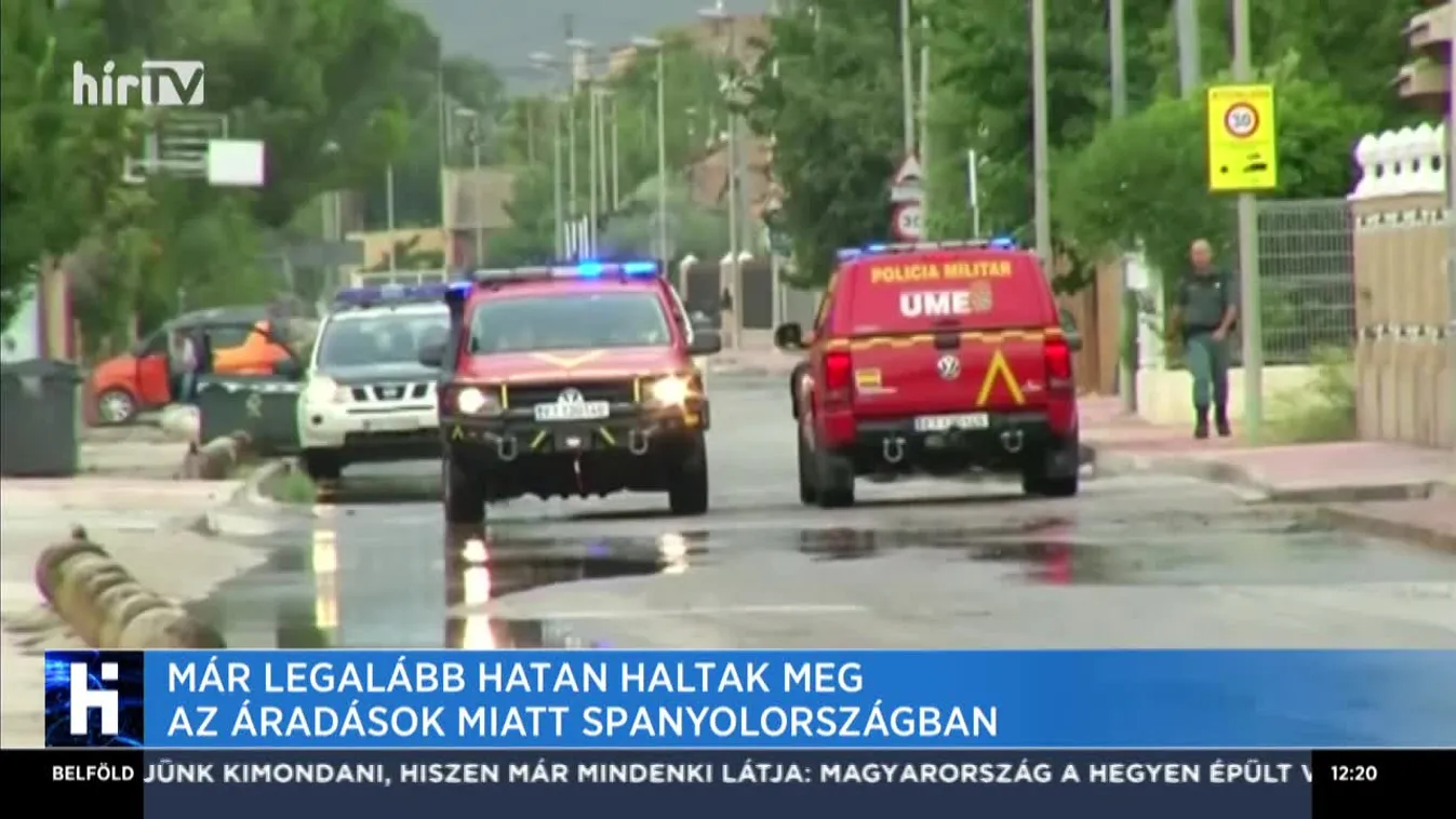Már legalább hatan haltak meg Spanyolországban az áradások miatt