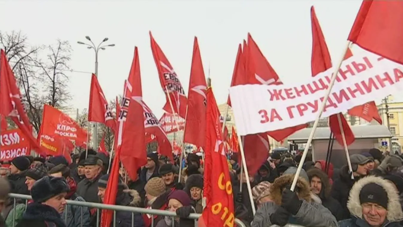 Tiszta és szabályos választásokért tüntettek Moszkvában