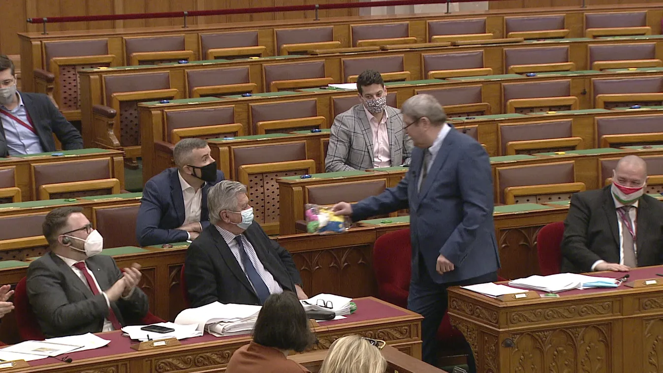 Jakab Péter ordítozott, majd a földre esett a Parlamentben