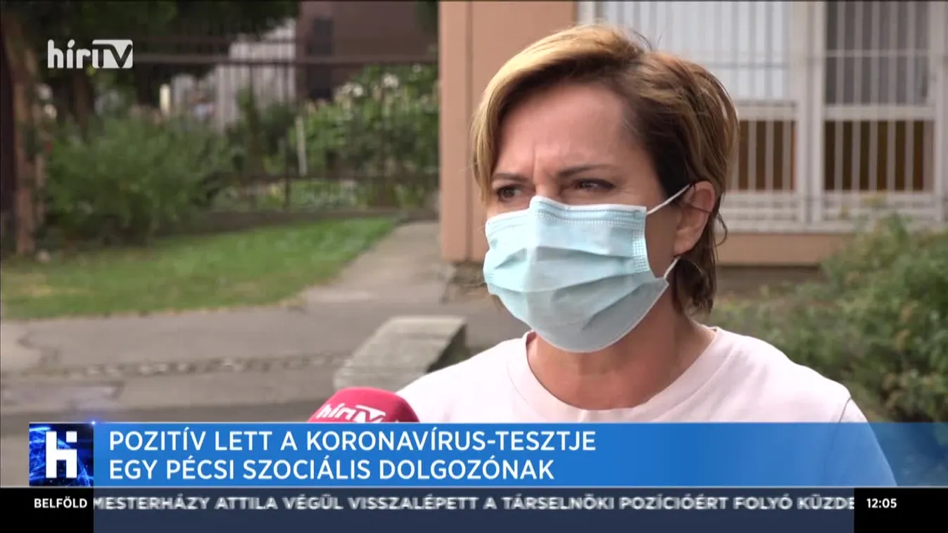Pozitív lett a koronavírus-tesztje egy pécsi szociális dolgozónak