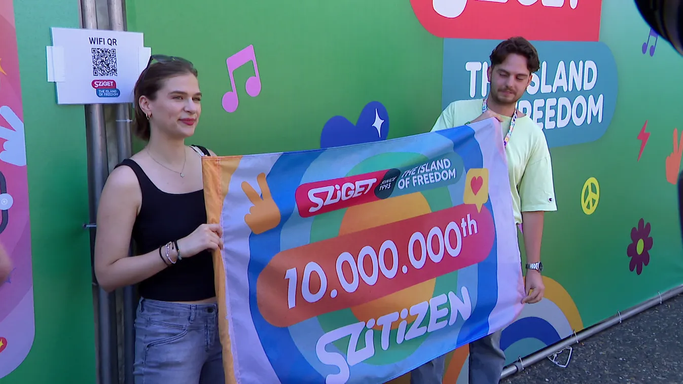 A Szigeten ma délben fogadták a tízmilliomodik látogatót