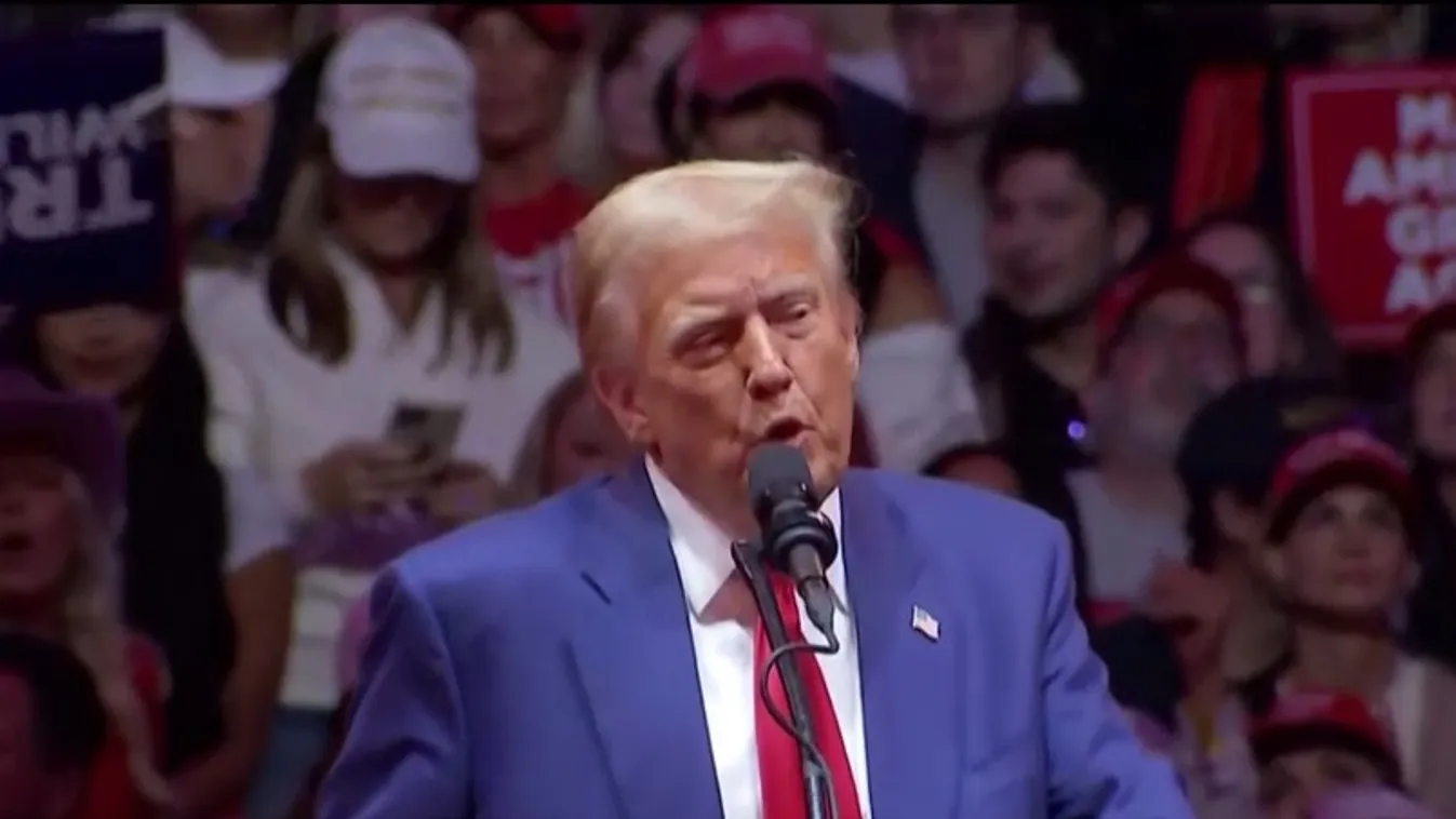 Donald Trump kampányol, a Demokrata Párt sérteget  + videó