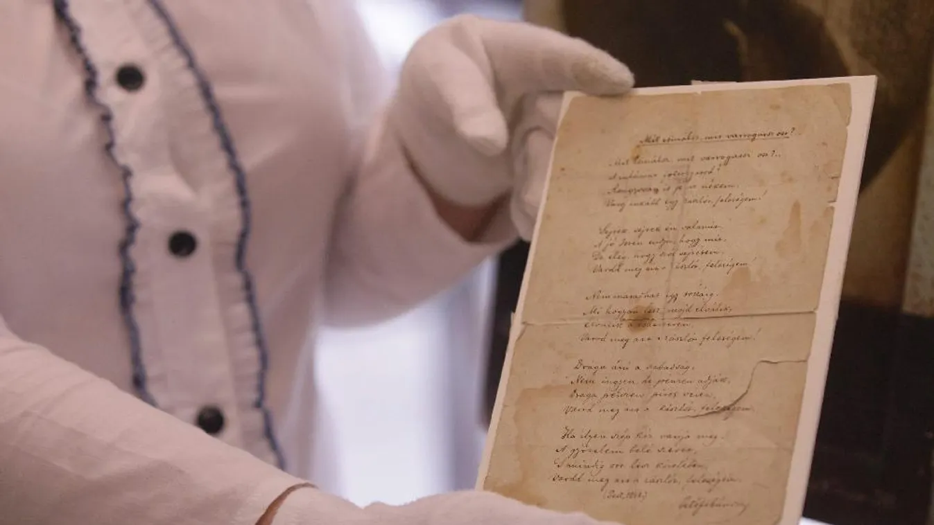 Petőfi eredeti verseit, leveleit is elérhetővé teszi online a Petőfi Irodalmi Múzeum