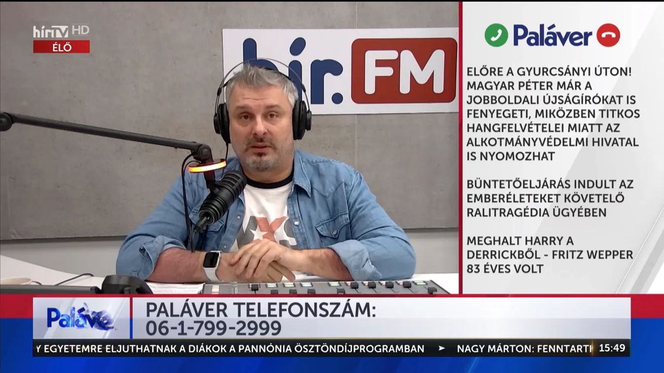 Paláver - Magyar Péter már a jobboldali újságírókat is fenyegeti + videó