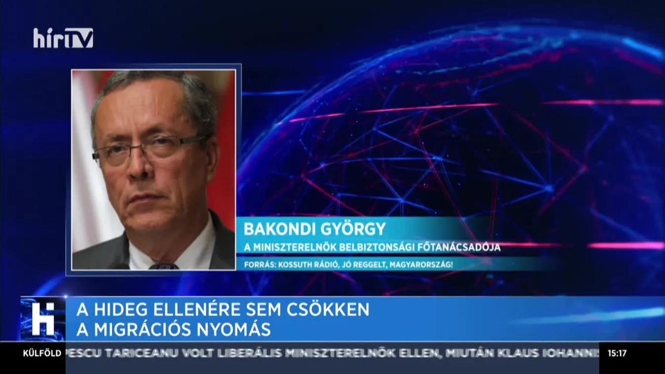 A hideg ellenére sem csökken a migrációs nyomás